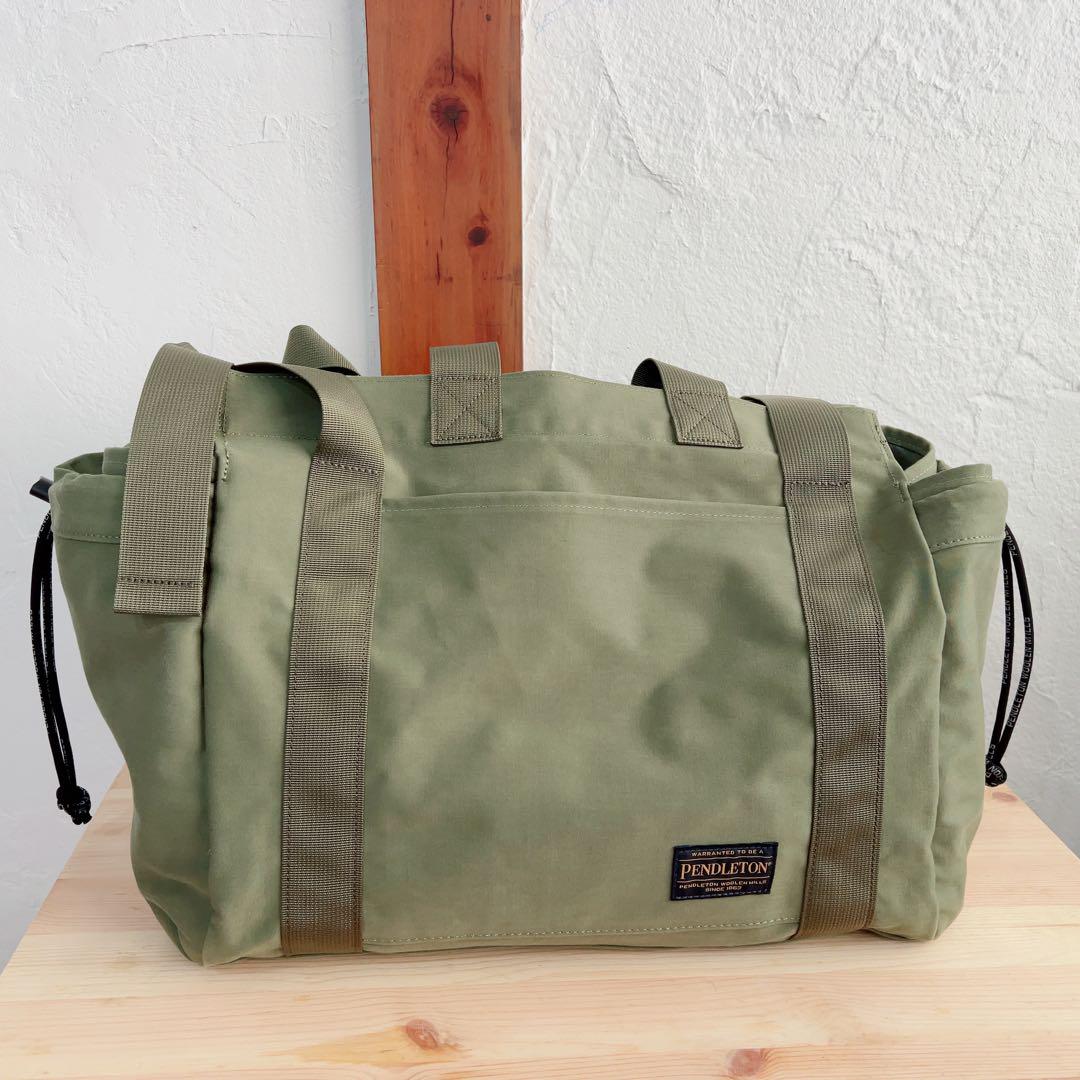 大容量マザーズトートバッグ Pendleton×MARIE INABA