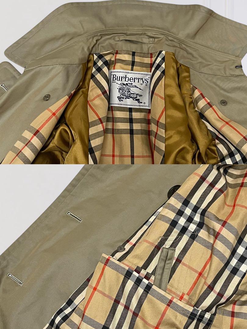 希少❣️Burberryバーバリー トレンチコート ダブル ノバチェック カーキ