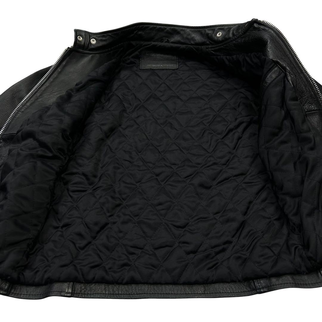 美品 ROSNER カウレザー シングルライダースジャケット メンズL