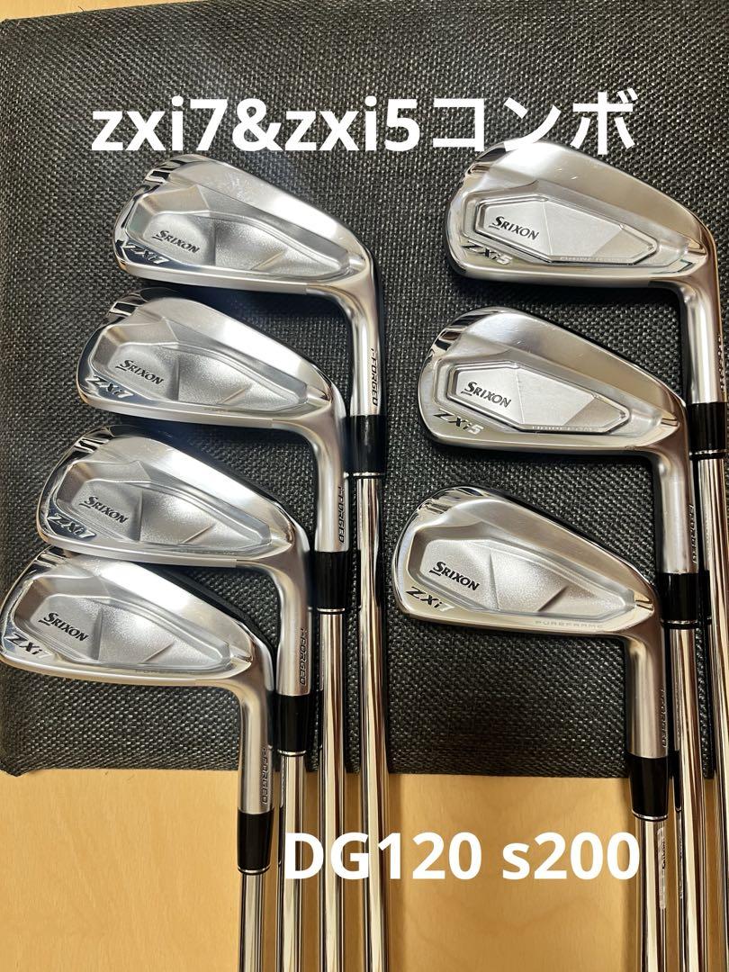 スリクソン zxi7-zxi5 コンボアイアン 7本セット DG120 S200