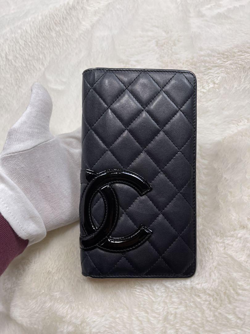 【使用感あり】CHANEL シャネル カンボンライン/長財布