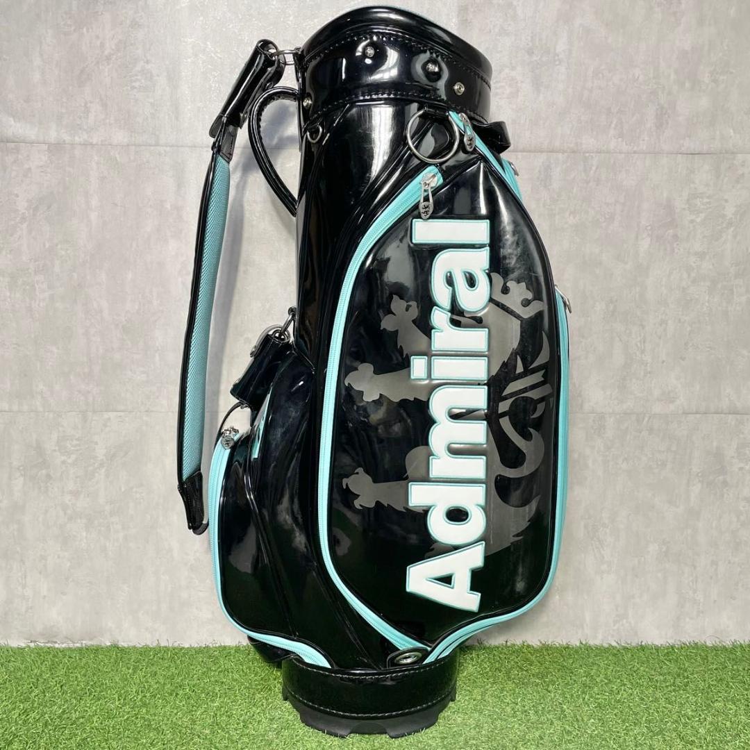アドミラル Admiral ハイグレード エナメル キャディバッグ ゴルフバッグ