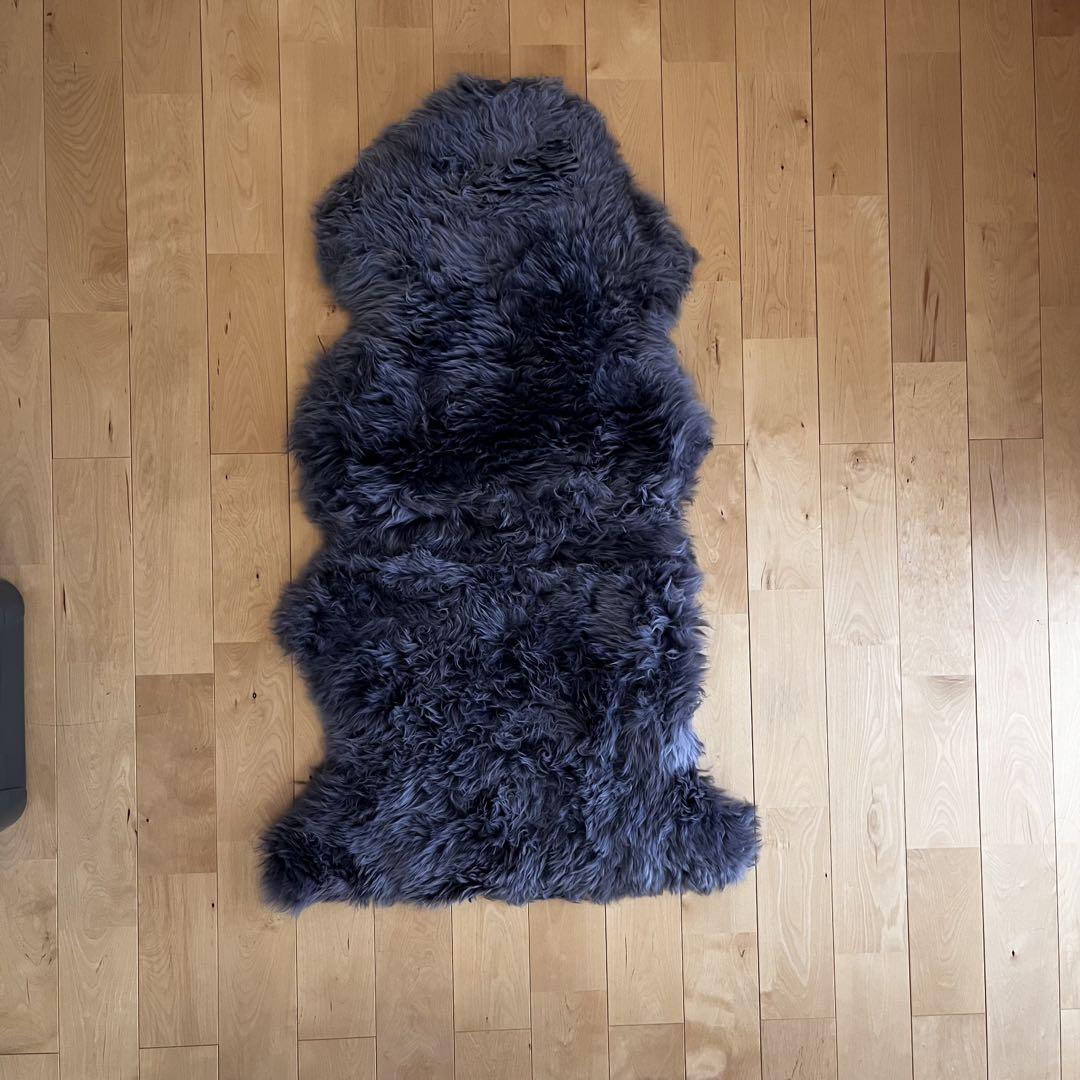 【AS2OVチェアにシンデレラ】天然ムートンラグ　50cm×120cm