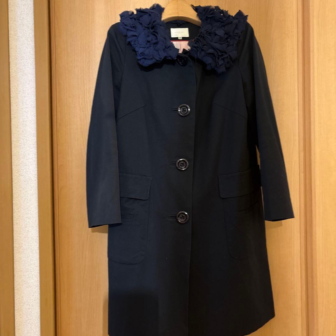 machiko jinto londonネイビーコート 36M machiko jinto london