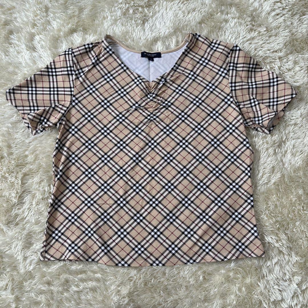 BURBERRY バーバリーロンドン　ノバチェック トップス半袖13