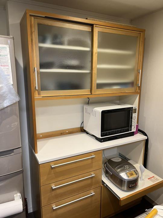 超特価得価 にーさん専用 食器棚 キッチンボード カップボード 120cm DR9An-m69609731245 お得NEW