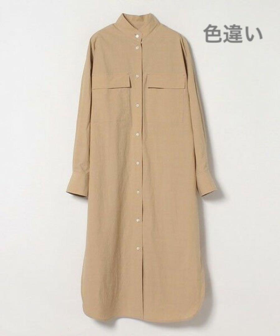 allureville タイプライタースタンドカラーワンピース ホワイト 美品