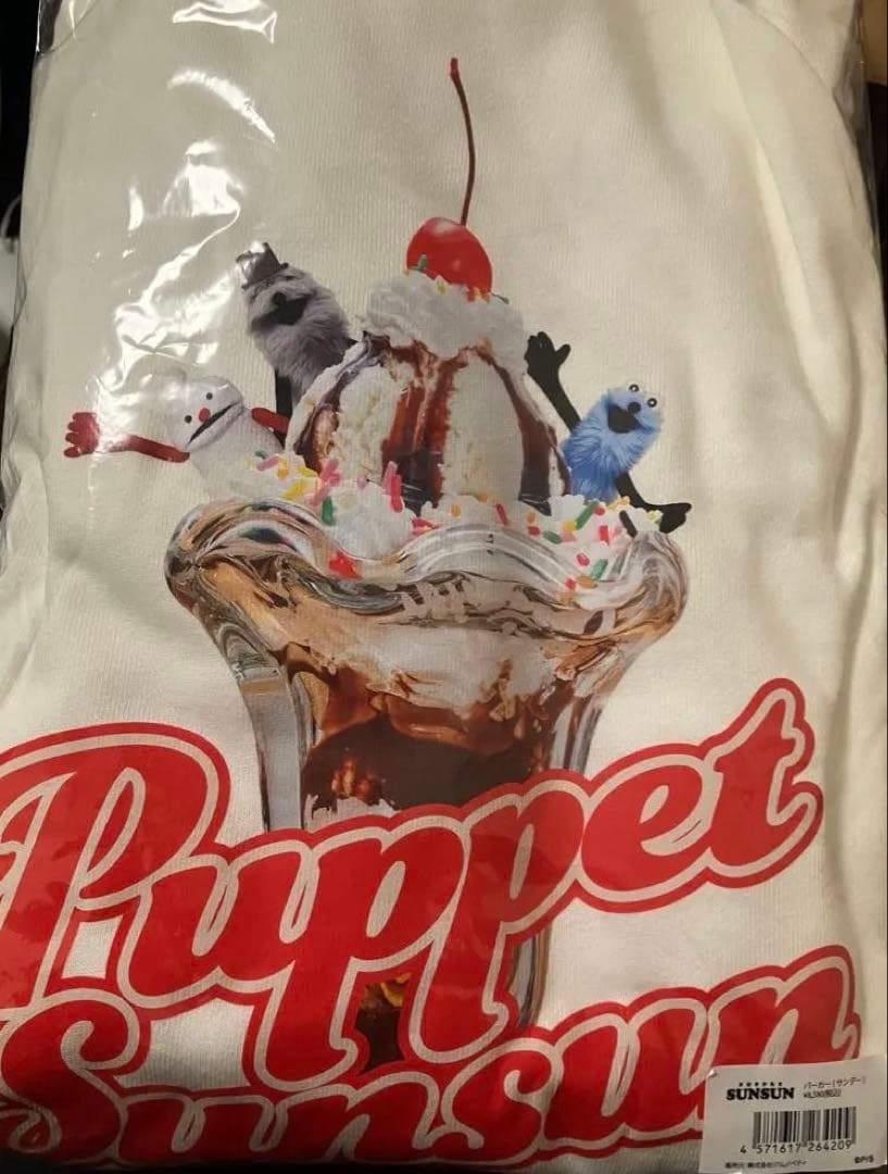 パペットスンスン パーカー ポップアップ パフェサンデー
