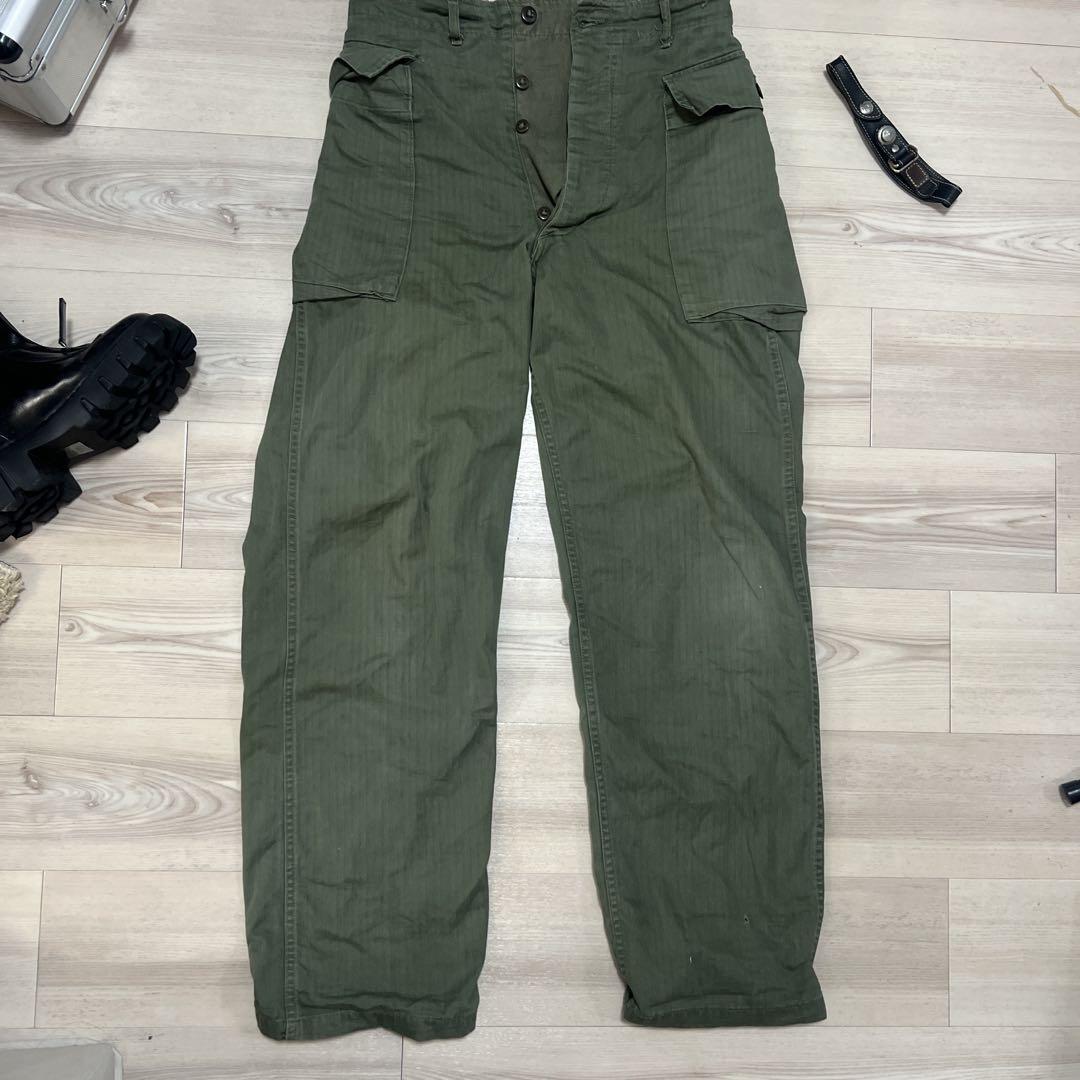 ヴィンテージ　40's USMC M-43 HBT 2ポケット カーゴパンツ