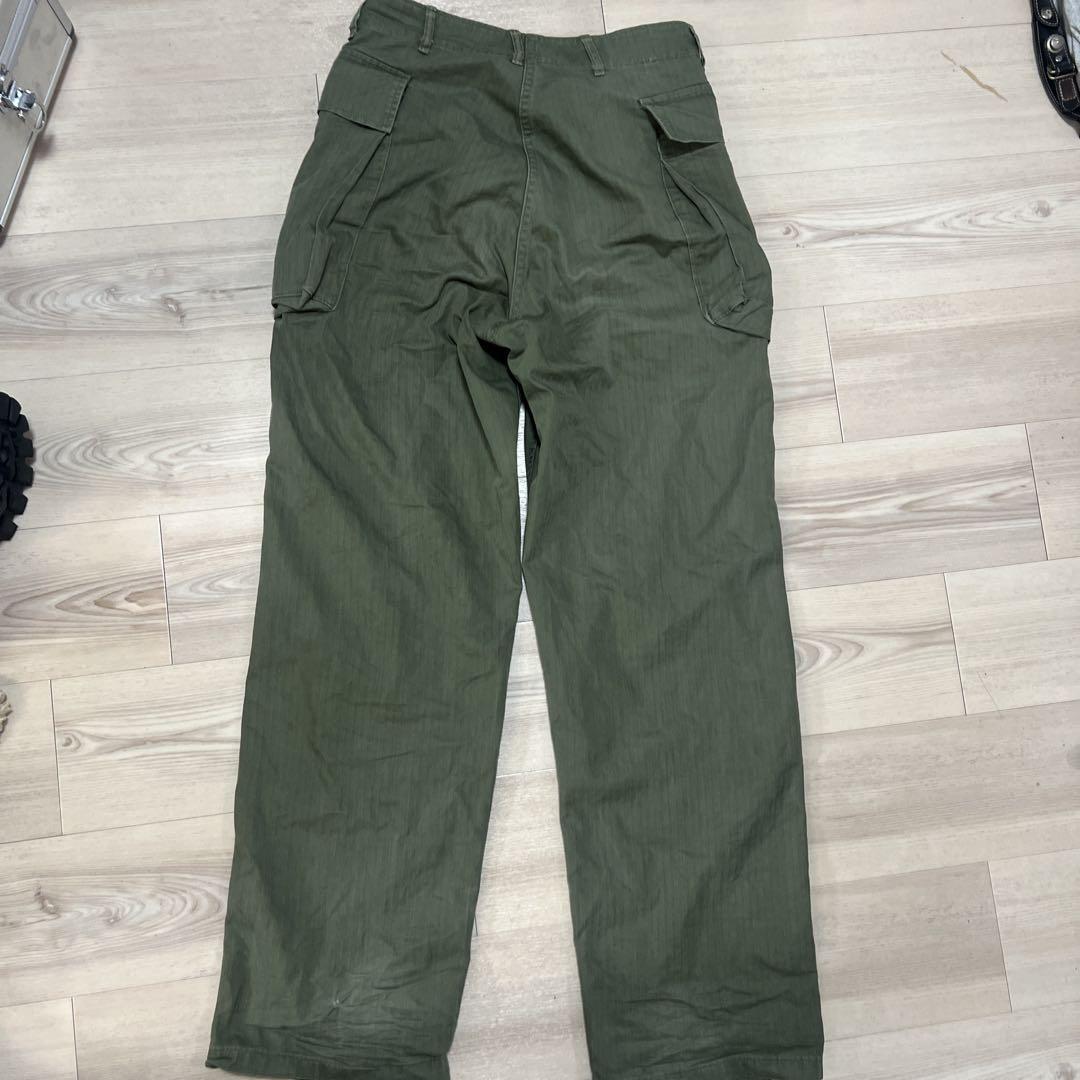 ヴィンテージ　40's USMC M-43 HBT 2ポケット カーゴパンツ