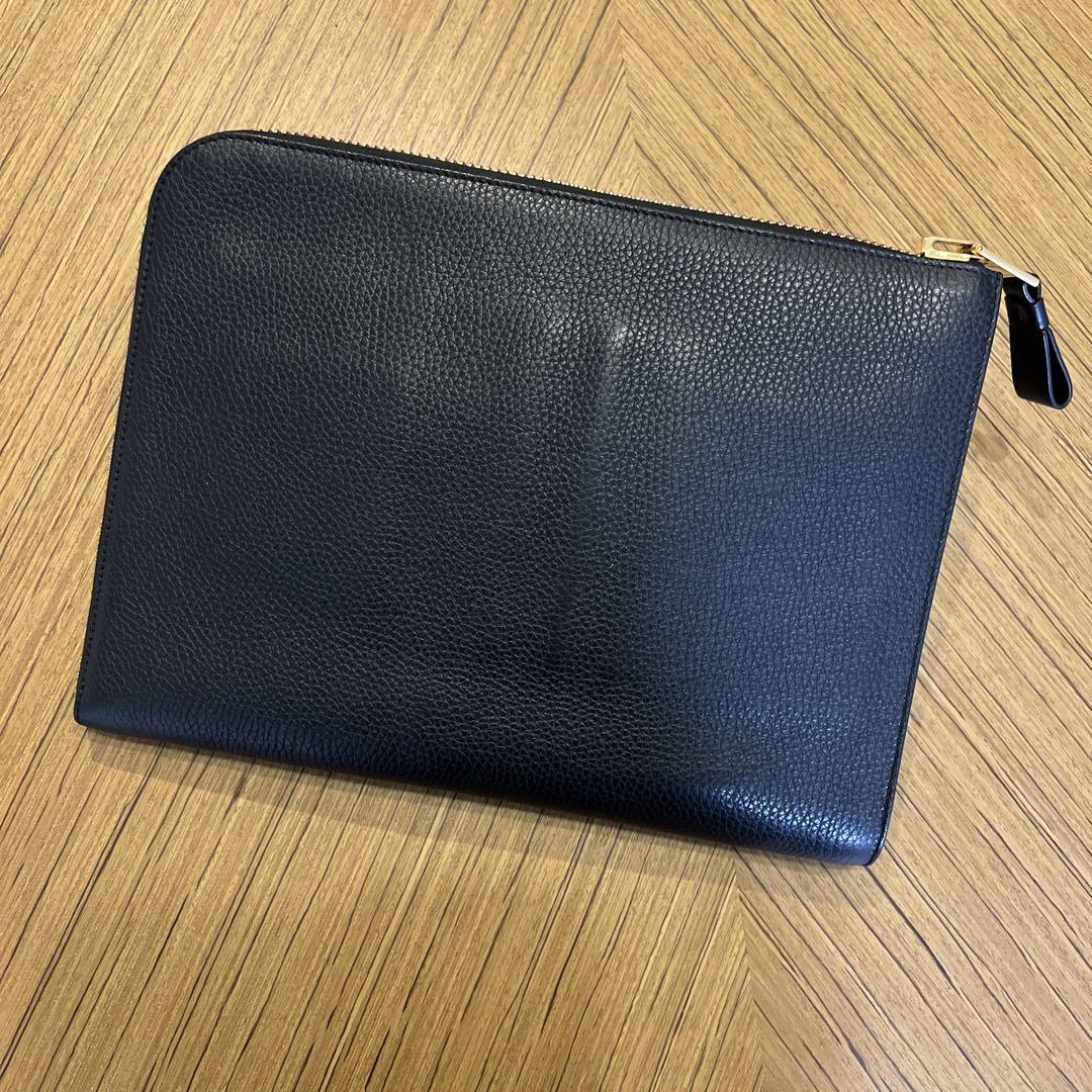 【国内発送】カーフレザー クラッチ バッグ COACH】コーチ メンズ カーフレザー ベースボール ステッチ