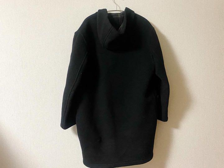 90~00S ヴィンテージ ダッフルコート 黒 チェック イングランド製