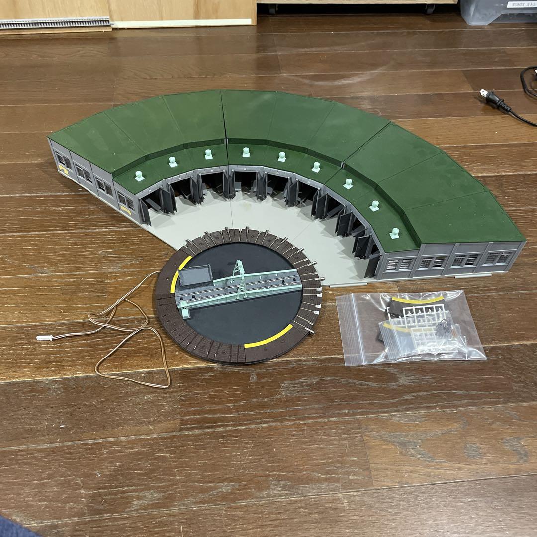 TOMIX 1604 手動ターンテーブル他 ジャンク品のTOMIXターンテーブルを手動化して使う - YouTube