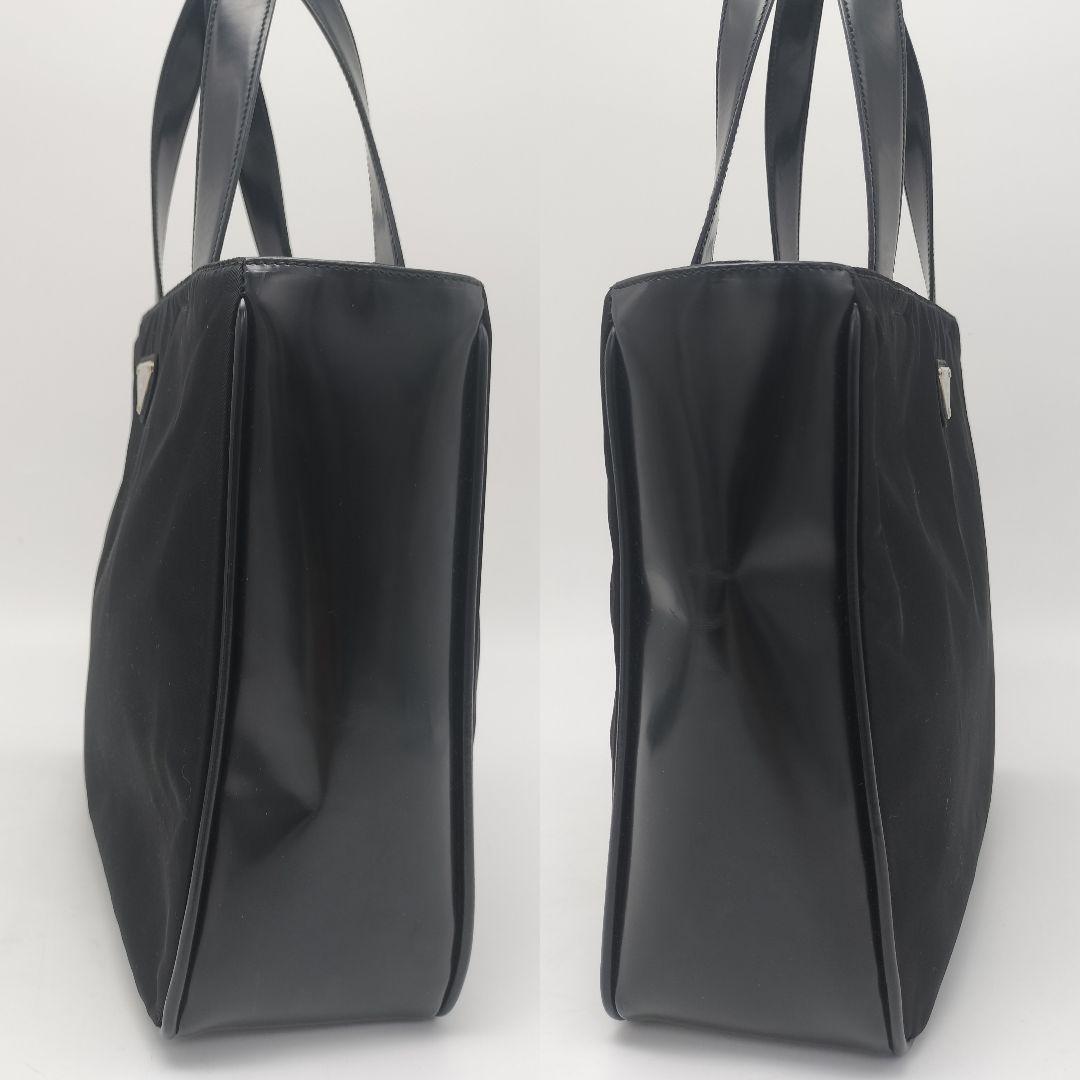 T様さ専用　新品 未使用　プラダ　トートバッグ　ブラック　箱付き 未使用に近い 正規品】 プラダ トートバッグ ブラック 黒 - メルカリ