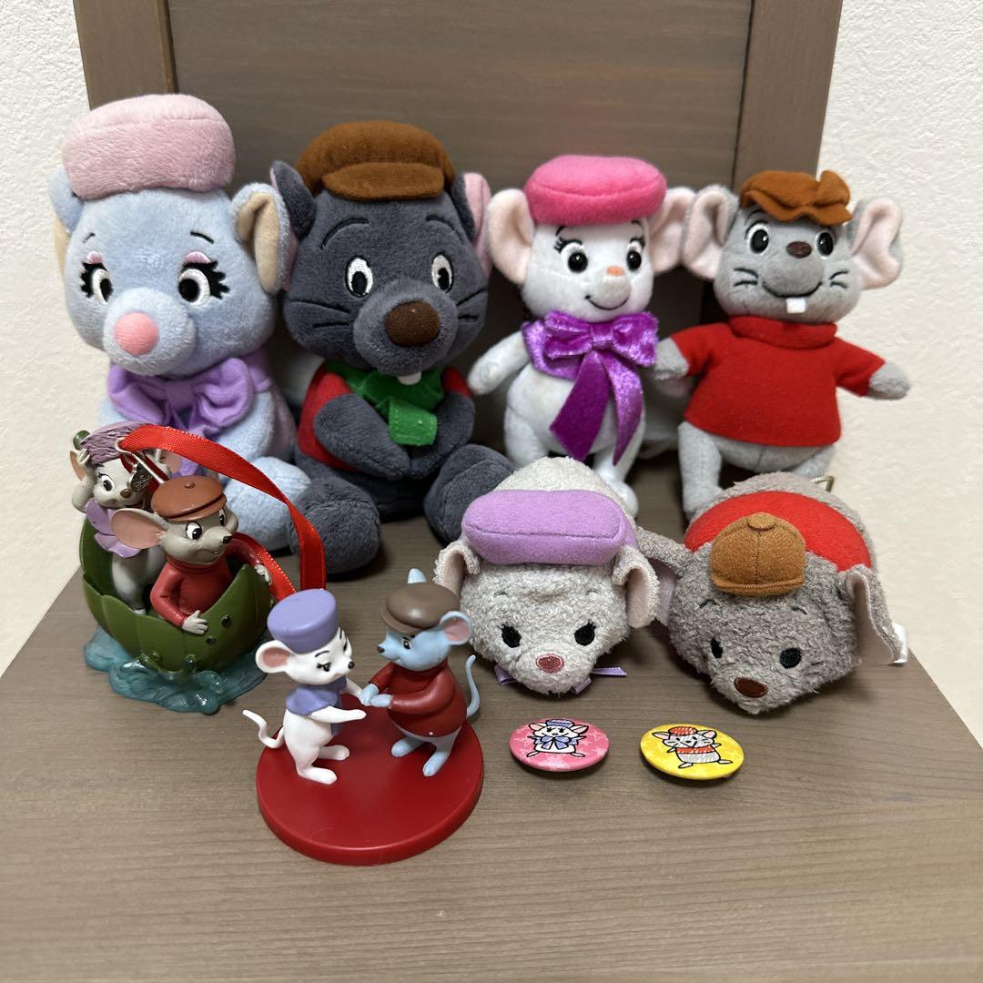 【おトク】 ディズニー オーナメント ぬいぐるみ バーナード ビアンカ ぬいぐるみ