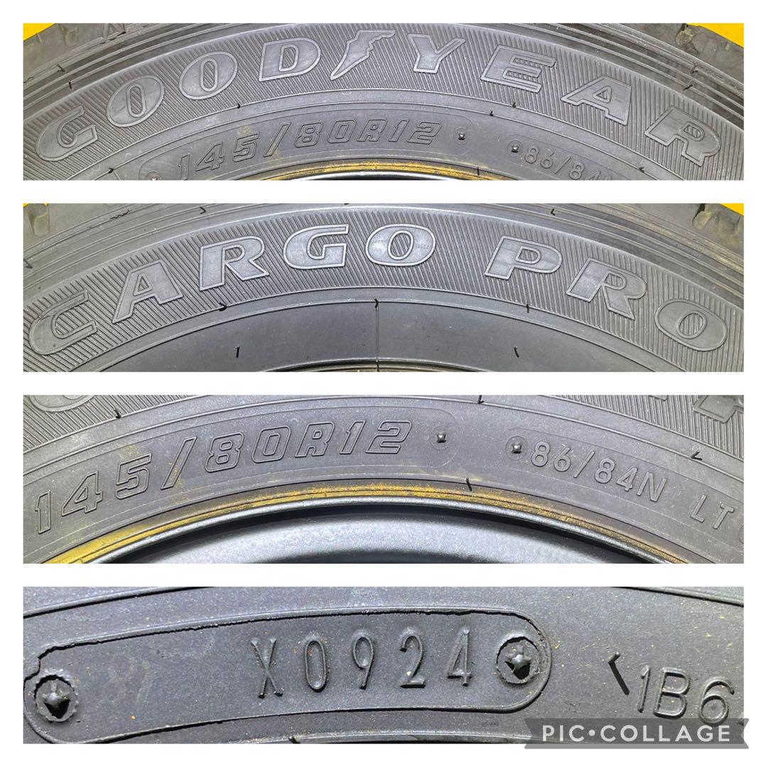 タイヤ・ホイール 145/80R12 8PR GOODYEAR CARGO PRO