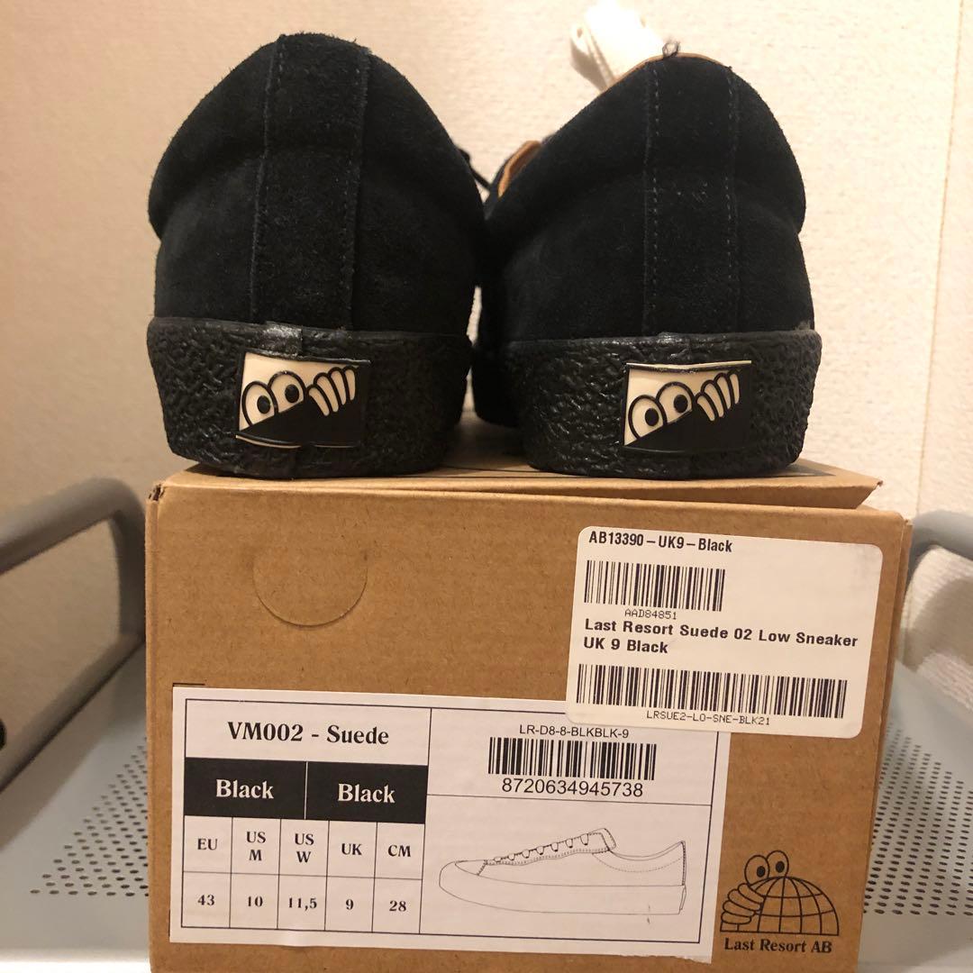 激安特価品新品 ラストリゾートab vm002 黒 スエード 28.0 スニーカー