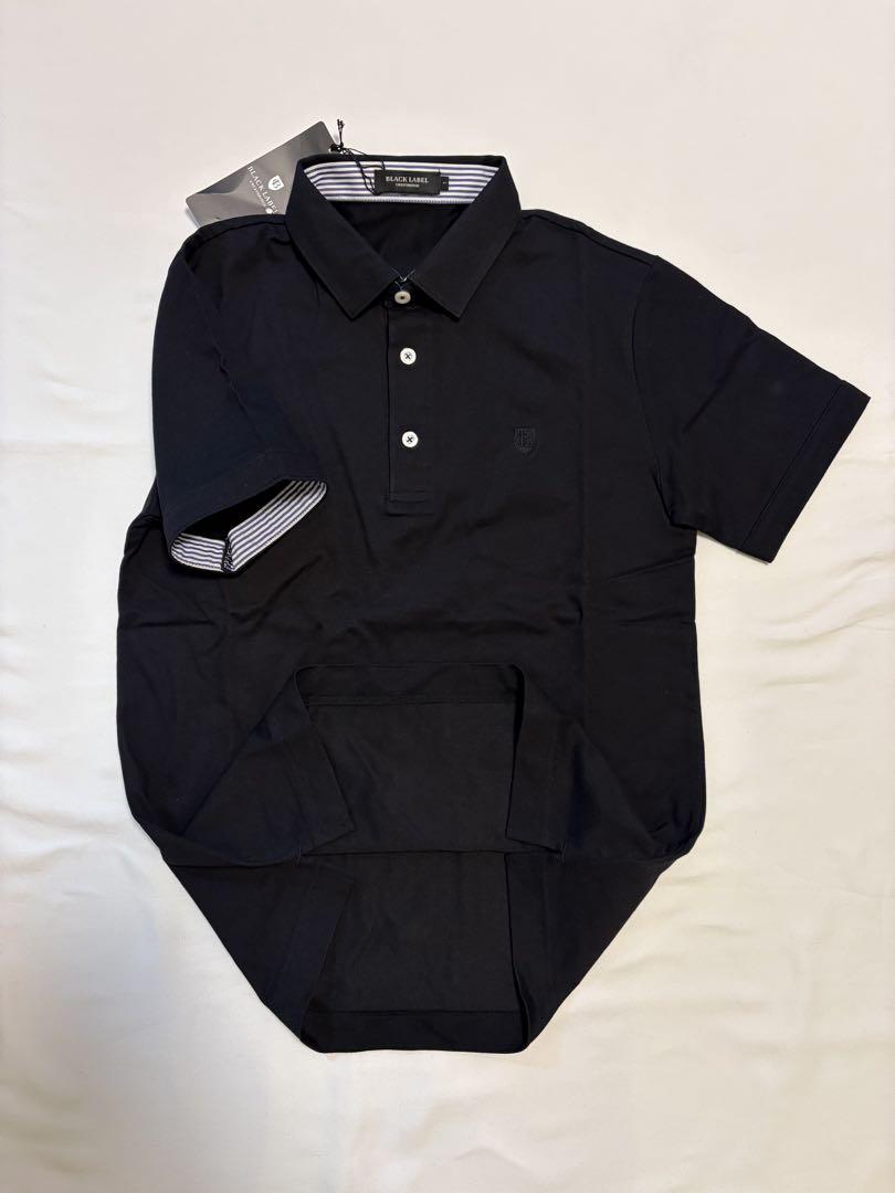 【新品】BLACK LABEL CRESTBRIDGE 半袖　黒色ポロシャツ