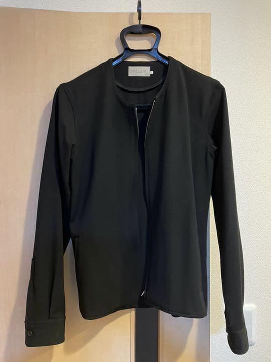 豪華 美品 ノーカラージャケット ブラック - ブルゾン 豪華 美品 ノーカラージャケット ブラック - ブルゾン