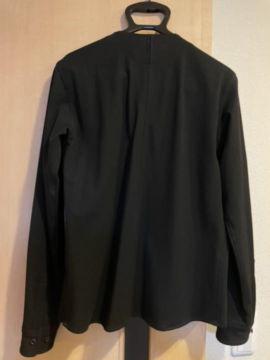 美品 ノーカラージャケット ブラック