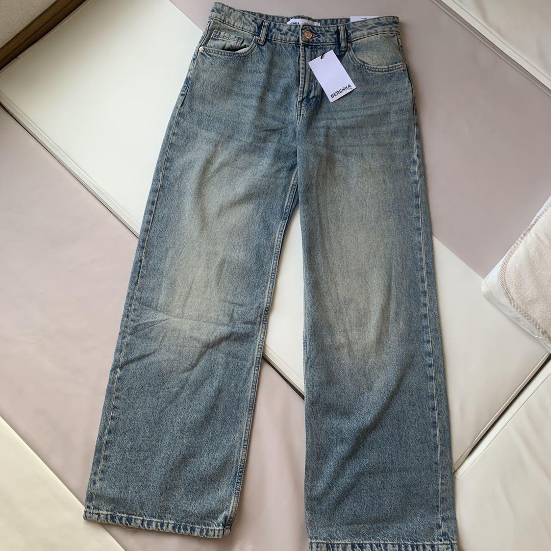 Bershka ベルシュカ 未使用タグ付きバギーデニム 38 - メルカリ