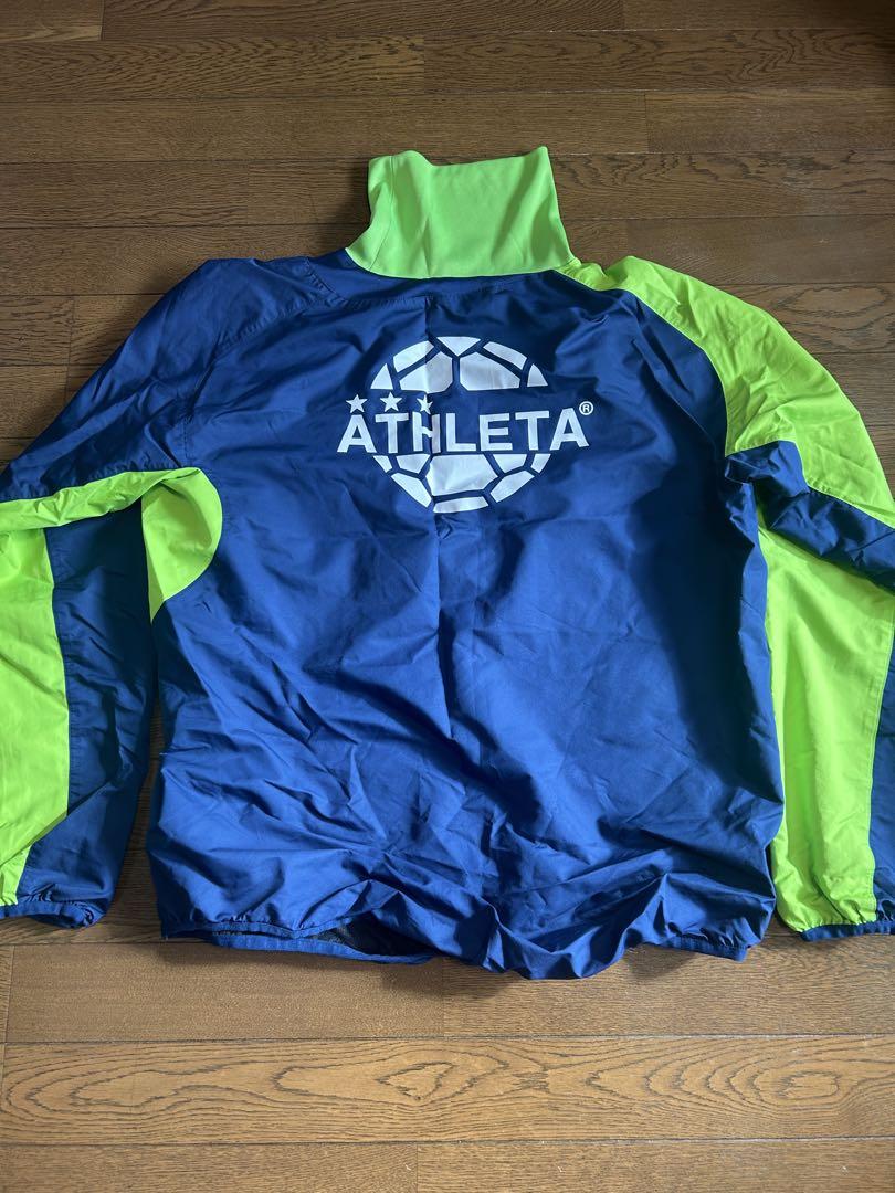 ATHLETA ピステ・ウィンドブレーカー ネイビー/ライム