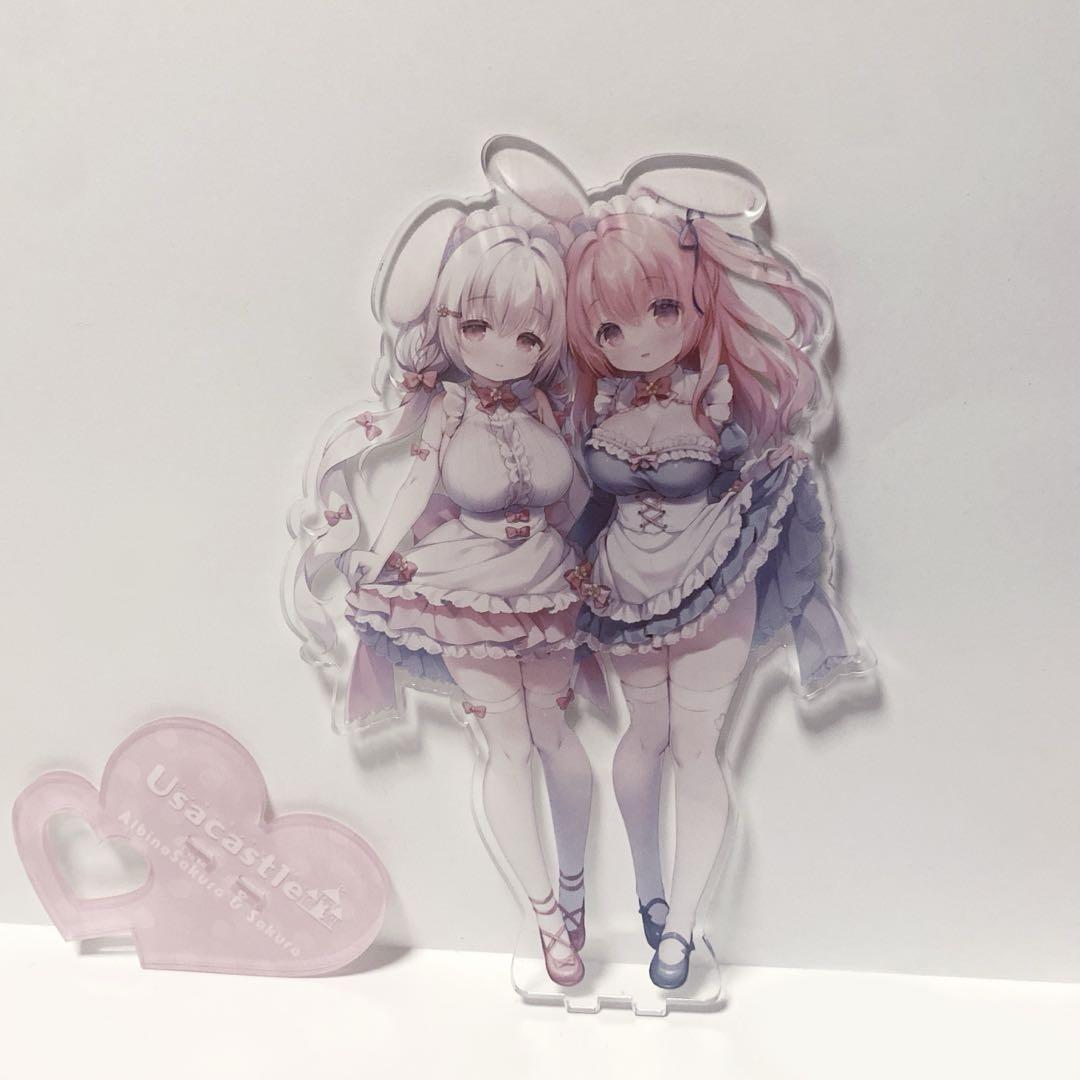 信頼も高い ♡ 完売品 レア うさ城まに アクリルスタンド 美少女グッズ 量産 キャラクターグッズ