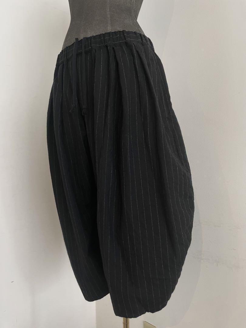 ブラックコムデギャルソン　サルエル　xs 黒