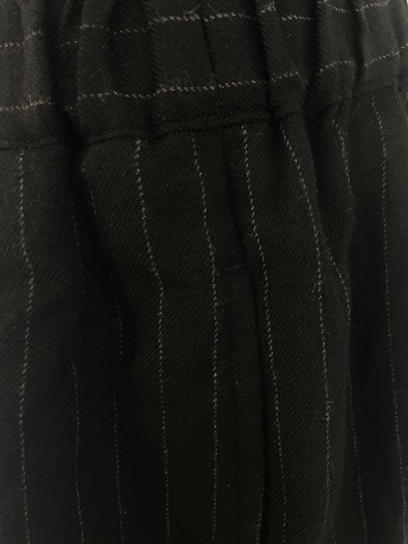 ブラックコムデギャルソン　サルエル　xs 黒