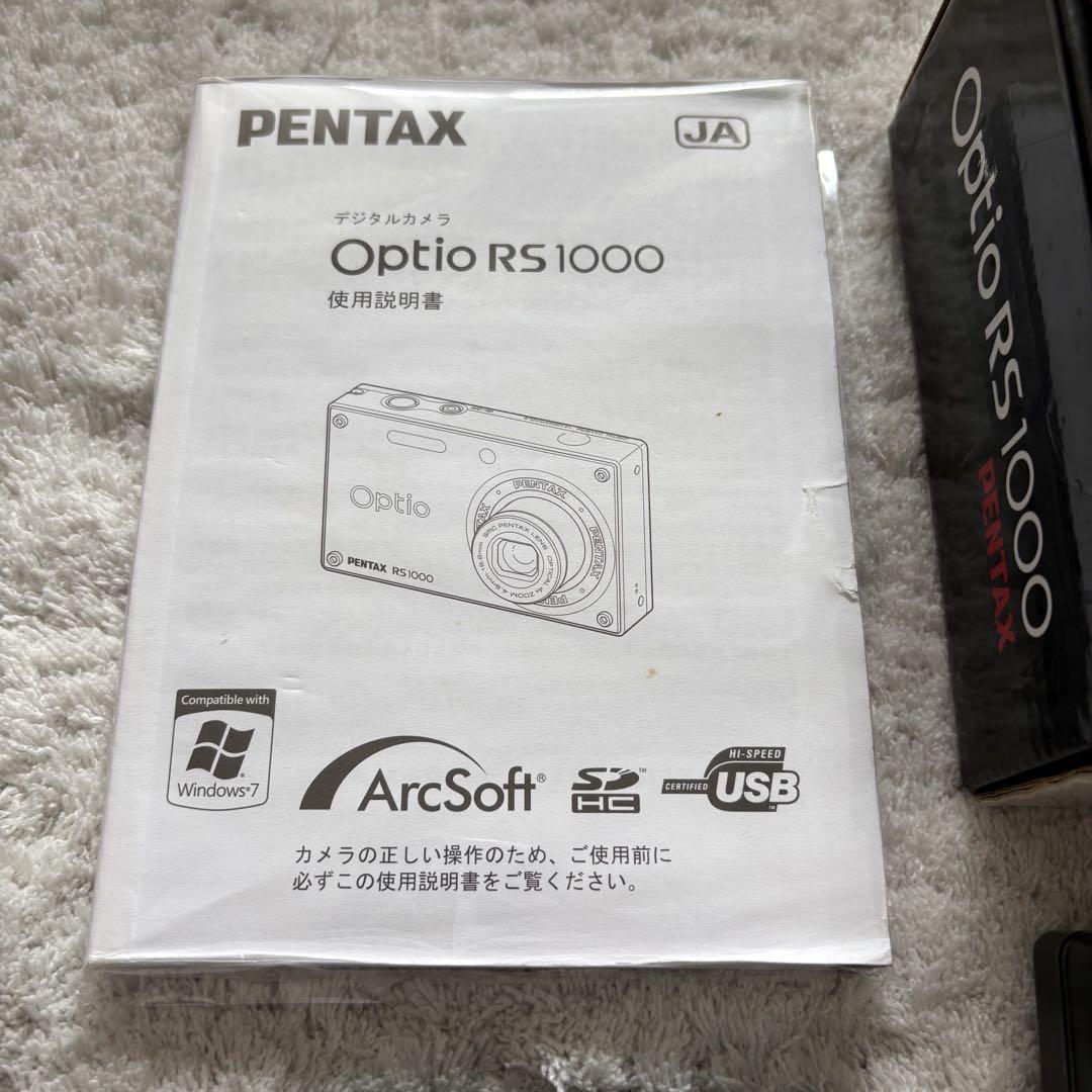 【動作確認済】PENTAX ペンタックス Optio RS1000 レトロカメラ
