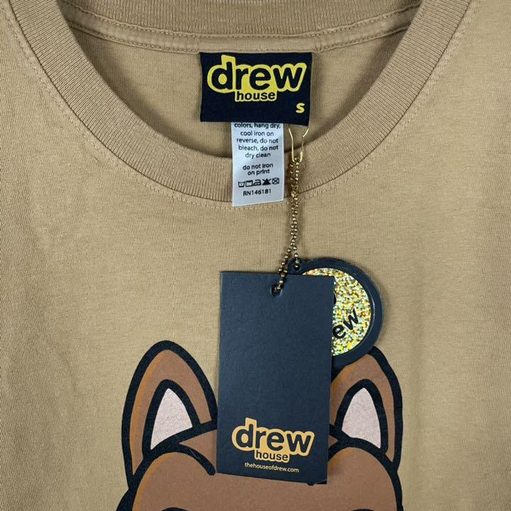 お得送料無料 新品タグ付き リス ブラウン Sサイズ hYsCD-m69640324455 Drew house Tシャツ 即納