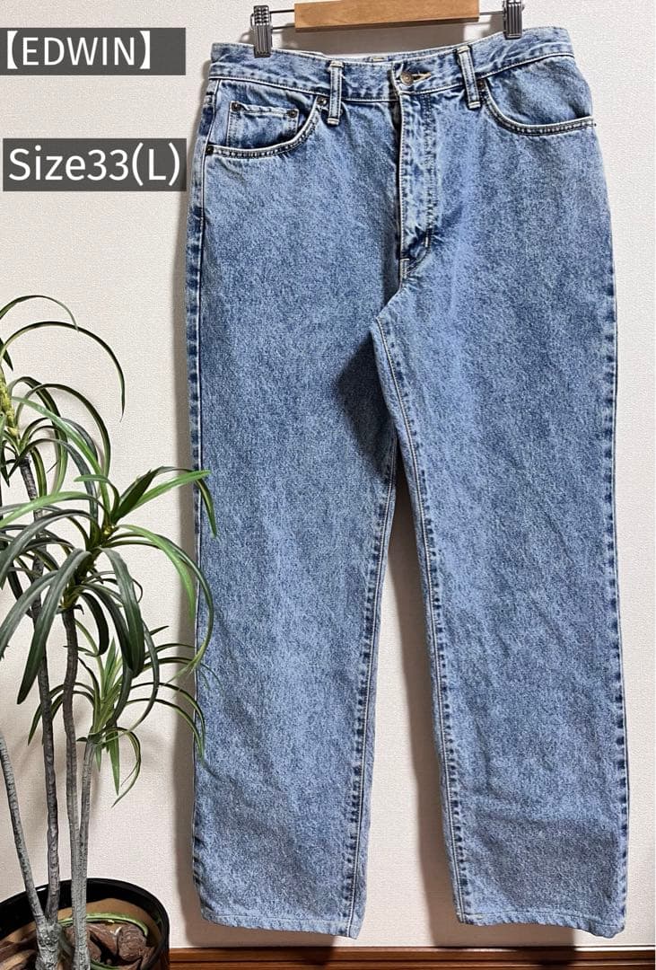 【雷市場（ポンジャン）商品韓国直送】 日本 EDWIN(エドウイン) YT1412 ライトブルーデニム ストレート フィット モデル 出品