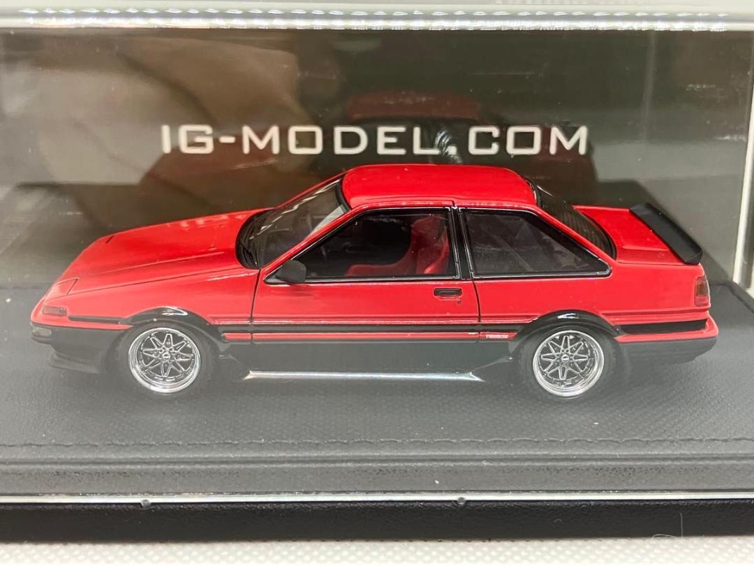 ★1/43★トヨタ スプリンタートレノ 2ドア GT APEX★AE86★レッド