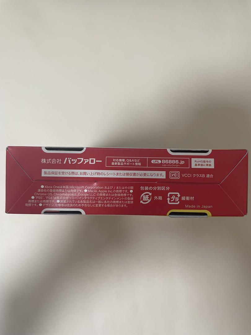 BUFFALO ポータブルハードディスク 1TB HD-PCG1.0U3-BBA