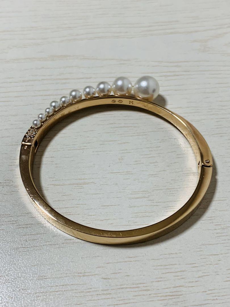 スワロフスキー Swarovski Fundamental パール バングル