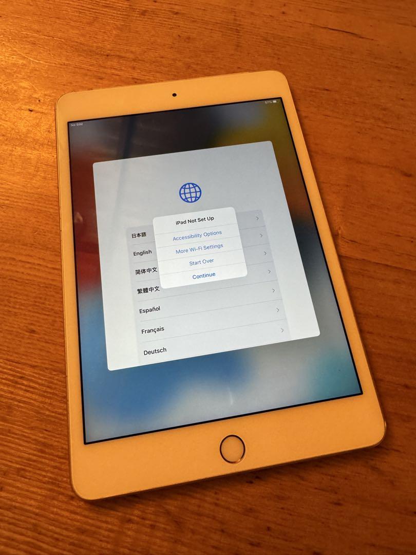 ipad mini 4 128gb Cellular ゴールド