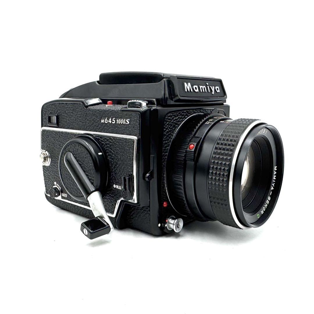 美品 Mamiya マミヤ M645 1000S 80mm F2.8 #7728 Mamiya M645 1000s Medium Format film camera with 80mm f2.8