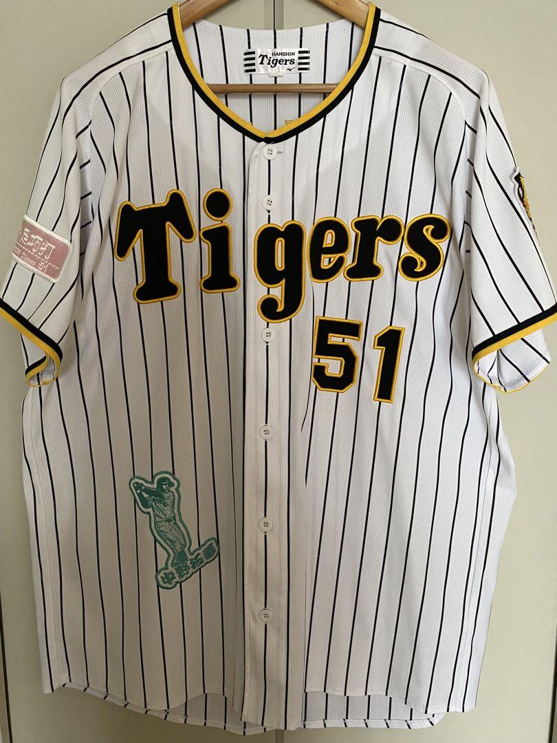 ＊阪神タイガース中野拓夢選手応援歌ワッペン付きレプリカユニフォーム＊Oサイズ