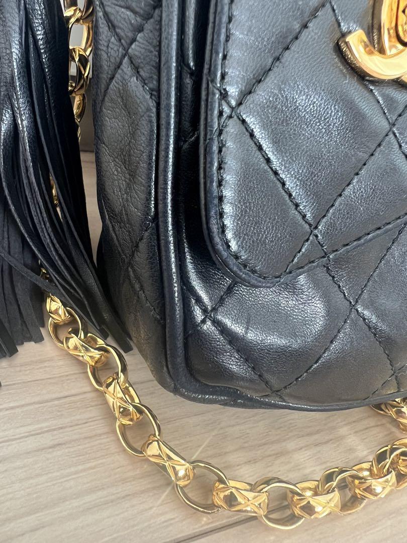 チャック　CHANEL マトラッセ ショルダーバッグ