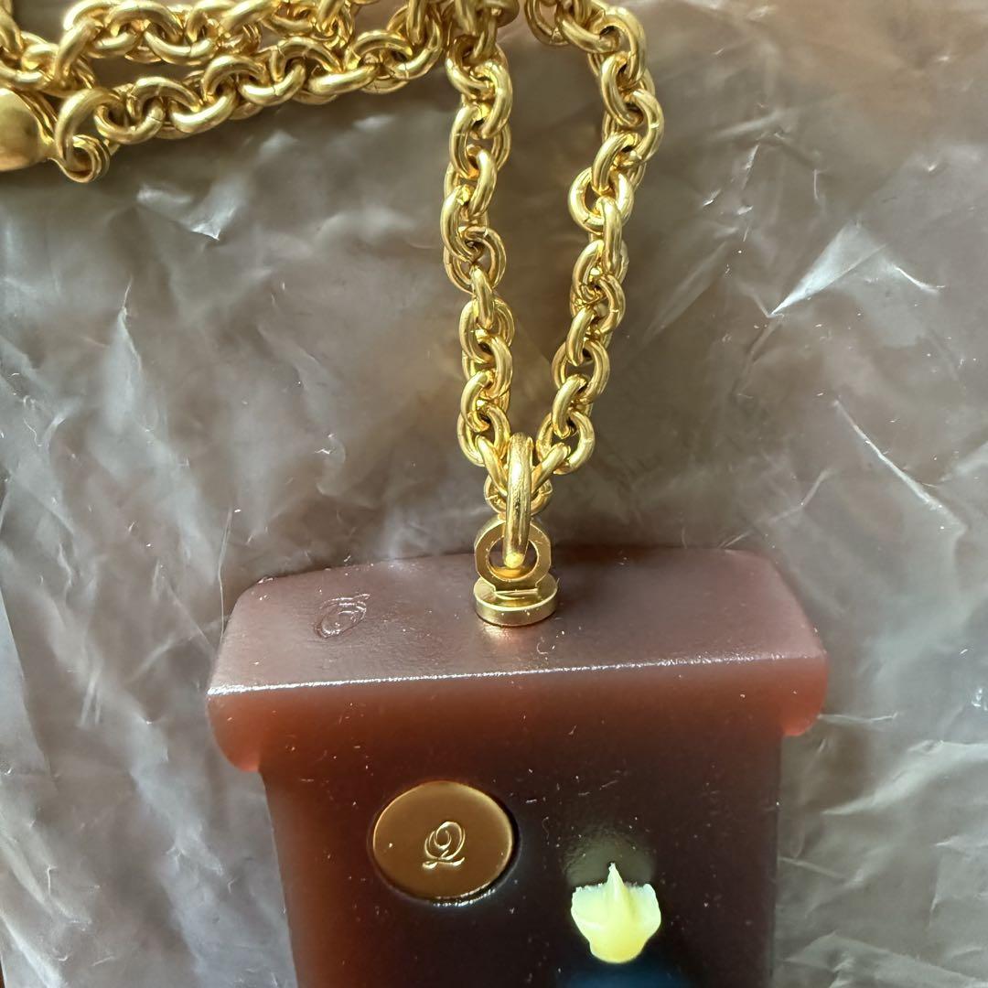 新品未使用 Q-pot. ドラえもんコラボ どこでも月見羊羹 和菓子 ネックレス 新品未使用 Q-pot. ドラえもんコラボ どこでも月見羊羹 和菓子