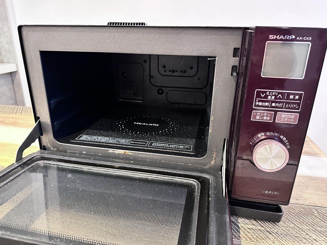 SHARPヘルシオ AX-CX3 スチームオーブンレンジ - メルカリ