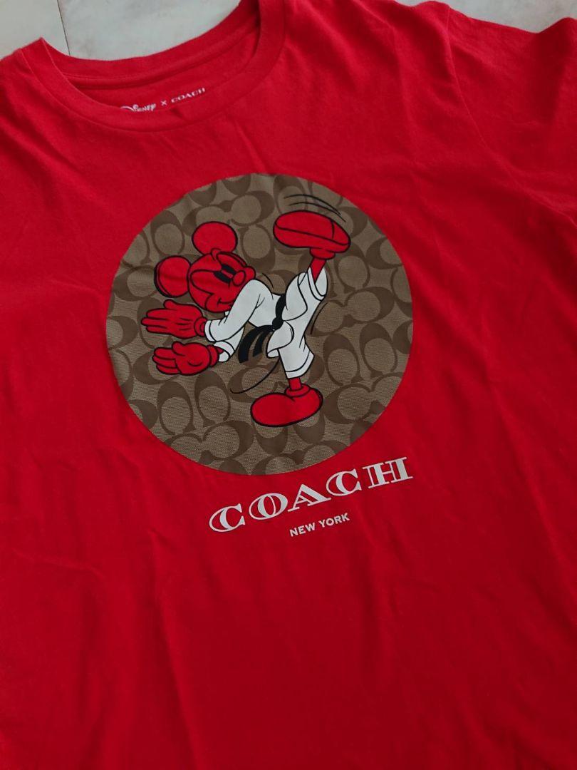 限定SALE格安 COACH DisneyコラボTシャツ XS ミッキーマウス Qcknv-m69657290939 新作格安