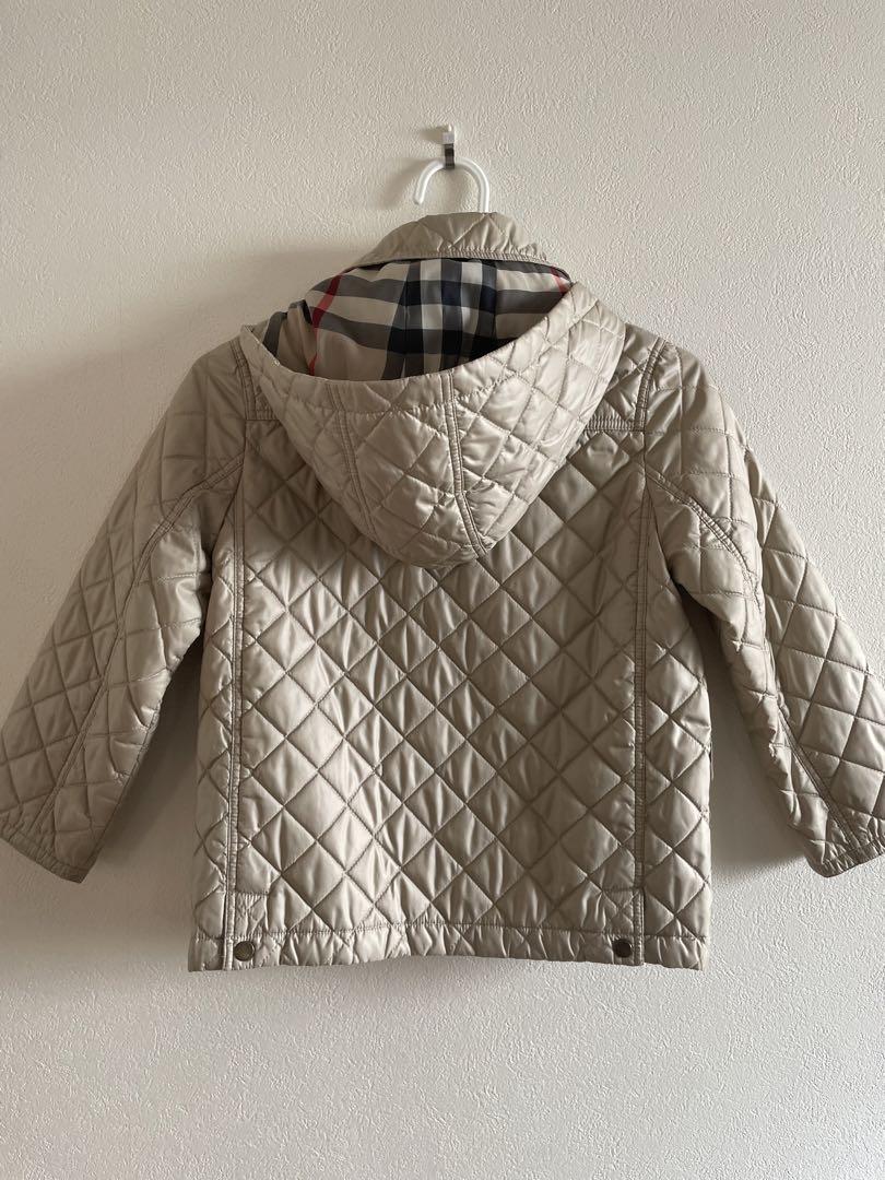 バーバリー キッズ 120cm キルティングコート 大人もOK】BURBERRY バーバリー キルティングジャケット