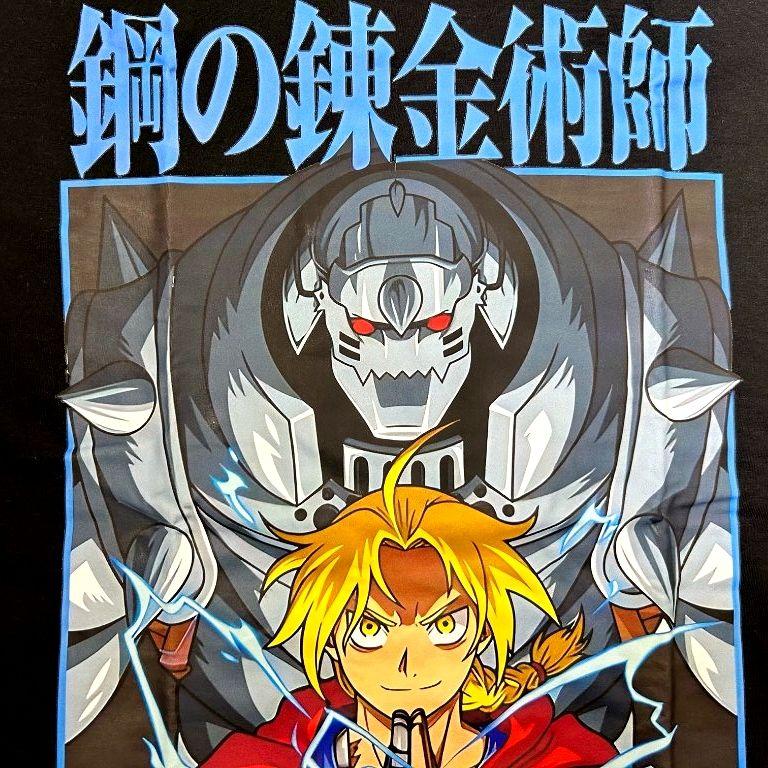 鋼の錬金術師 Tシャツ 黒 XL ハガレン アニメ 映画 ブラック