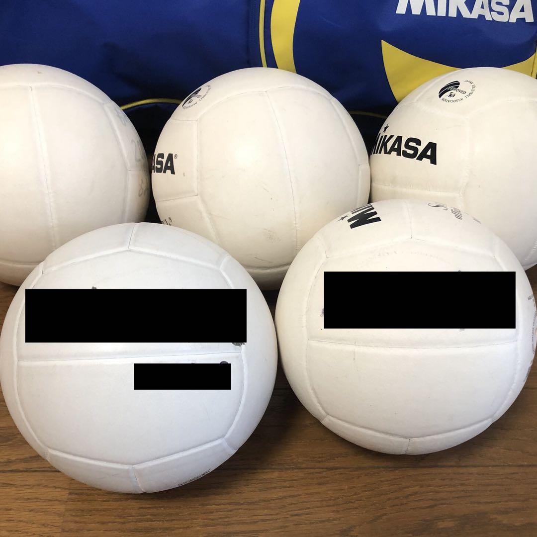 中古Mikasa moltenバレーボールバッグとボール6個セット