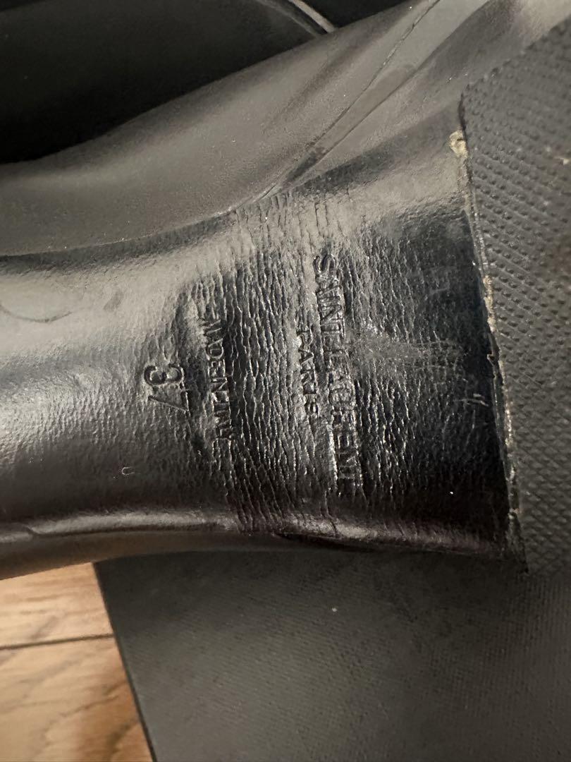 【Saint Laurent Paris】【訳あり】ポインテッドトゥ パンプス