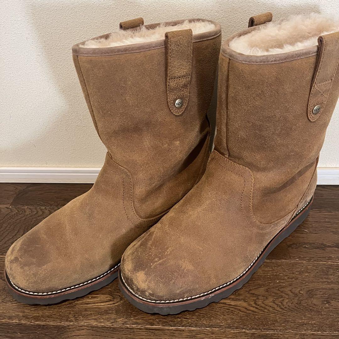 UGG アグ stoneman ストーンマン 防水 ムートン ペコスブーツ 茶