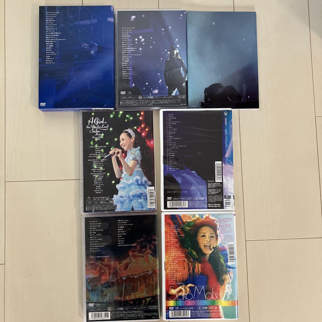 売れ筋新商品 松田聖子 DVD まとめ売り 5本 ミュージック