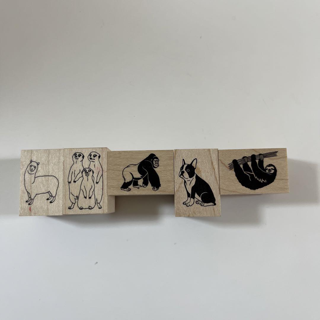 動物スタンプはんこ