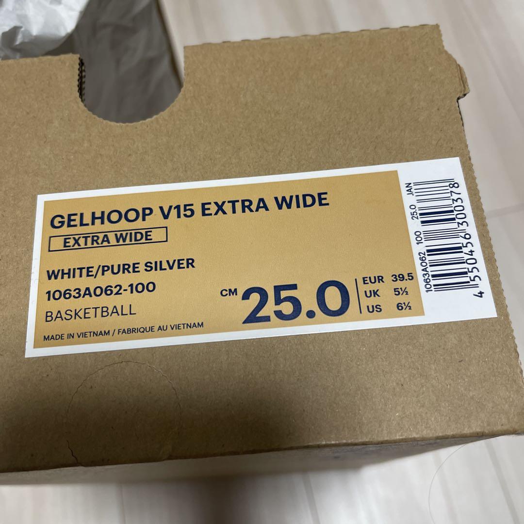 シューズ(男性用) ASICS GELHOOP V15 AEXTRA WIDE